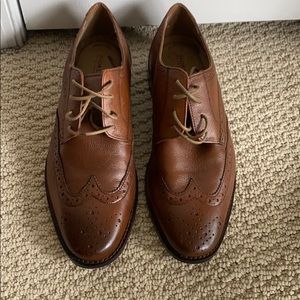 Florsheim wingtip memory foam men dress shoes